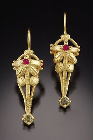 Gold Cage Earrings