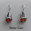 Carnelion Cage Earrings