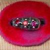 Loaf Ring with Rubies and Sapphire