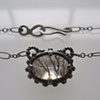 Dendritic Quart Necklace with Dots