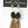 Black Tassel Earrings
