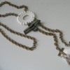 Feather & Lucite Chain Necklace