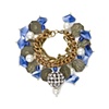 104 mid blue charm bracelet