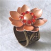 Vintage Enamel Flower Ring