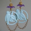 Lucite Bird Earrings