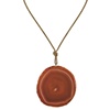 008b agate pendant - amber