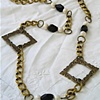 Brass & Pearls Necklace