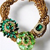 The Abandoned Princess - vintage crystal necklace