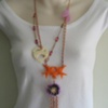 Vintage Lucite Bird Necklace