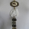 Vintage Lucite & Brass Necklace