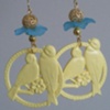 Lucite Bird Earrings