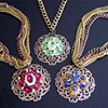 The Abandoned Princess - chain and gem necklaces
