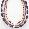 tri layer long necklace