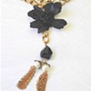 Brass Chain with Flower necklace