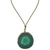 008c agate pendant - sea green