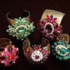 The Abandoned Princess - rhinestone and crystal handcrafted cuffs