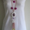 Jade & Lucite Necklace