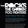 FOO FIGHTERS ROCK THE GARDEN / FUSE TV / MSG