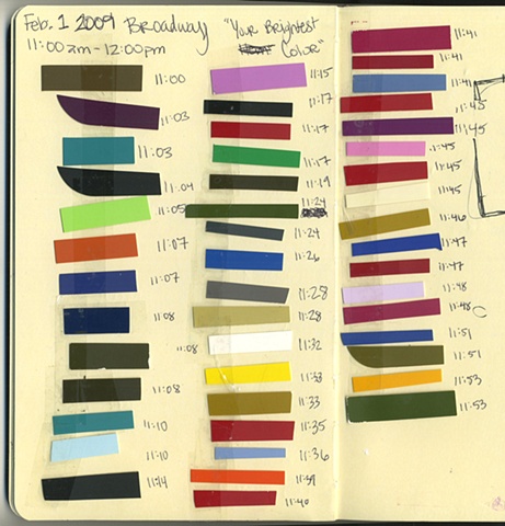 The Brightest Color Everyone was Wearing that Entered Broadway Cafe of February 1, 2010 from 11:00 am - 12:00 pm
