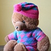 Teddy Bear Wearing a Sweater