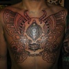 butterfly skull chest