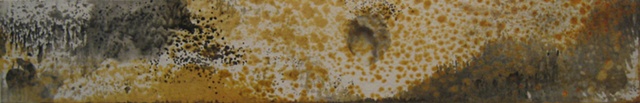 encaustic landscape monotype on paper by Brandy Eiger