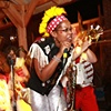 On stage with ERB
