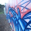 Banzaii Rock Skate Park mural #2, North Shore, Oahu, Hawaii