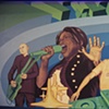 Columbia College Chicago music department mural.