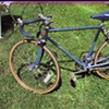 Blue-road bike