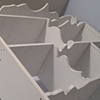 Record shelf - painted - design view