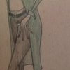 girl with the green jacket