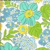 Blue Hippie Flowers