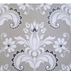 Grey Tulip Damask