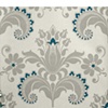 Blue Tulip Damask