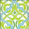 Funky Blue and Green