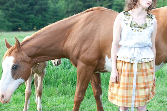 show sassy and frass with a boot or flat
