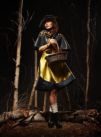 Project Runway challenge photoshoot