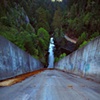 water and concrete.