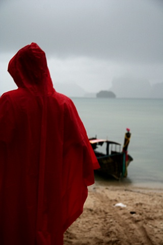 red ghosts and longtail boats