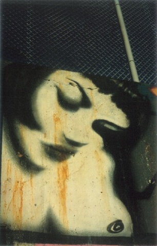 spray paint seductress' inner demons, fenced-in forgotten dreams and the vague memory of maurice..."