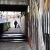 under the tracks