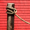 rope & red wall