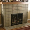 Small Batchelder-style Fireplace