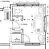 2007 "Best Bathroom Addition" Winner - Plan View