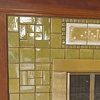 Arts & Crafts Ginkgo Frieze Fireplace