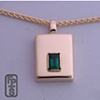 Pendant 18K emerald