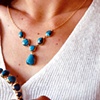 Necklace of gold and Bisbee