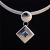 Pendant  Tanzanite and Plat gold