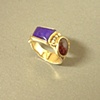 Ring Sug 18K Garnet